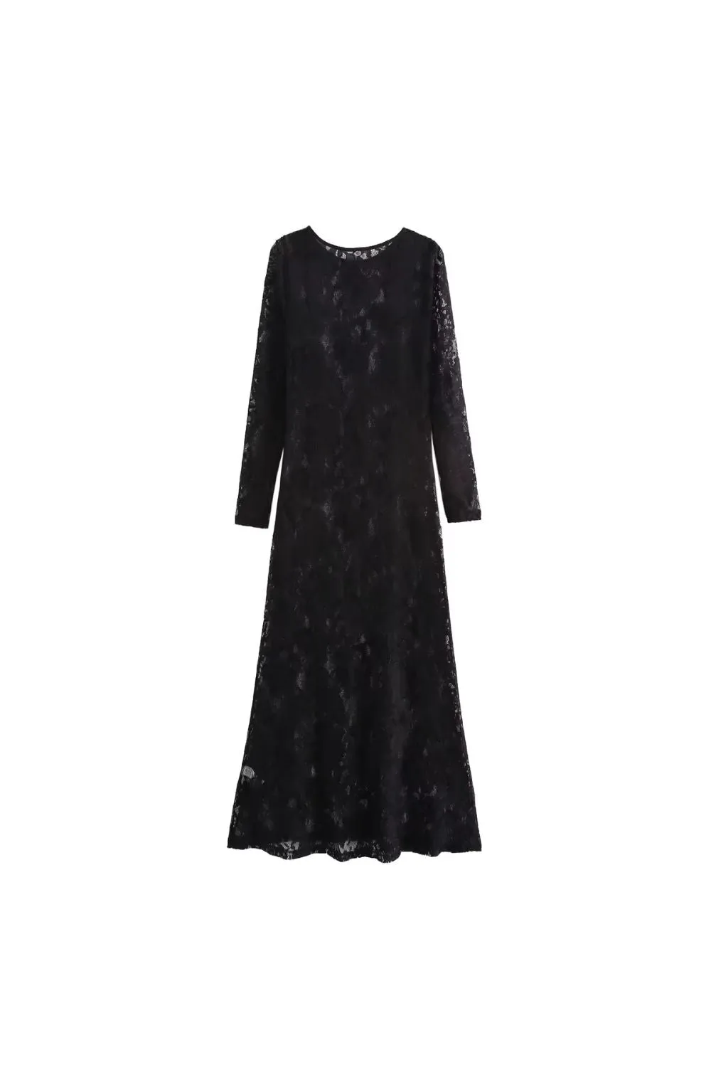'Joanne' Sexy Fitted Lace Sheer Maxi Dress sold by Goodnight Macaroon product image thumbnail 2