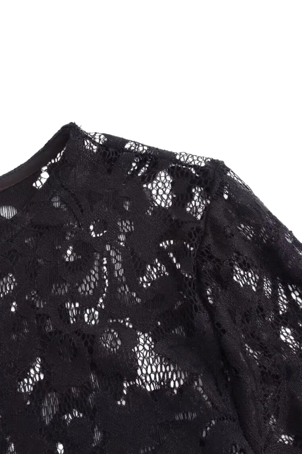 'Joanne' Sexy Fitted Lace Sheer Maxi Dress sold by Goodnight Macaroon product image thumbnail 4