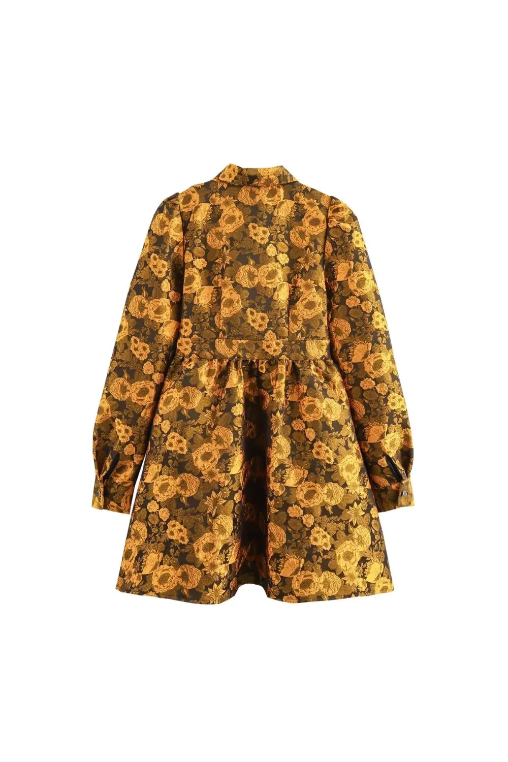 'Jade' Cinched-Waist Shirt-Collar Dress sold by Goodnight Macaroon product image thumbnail 2