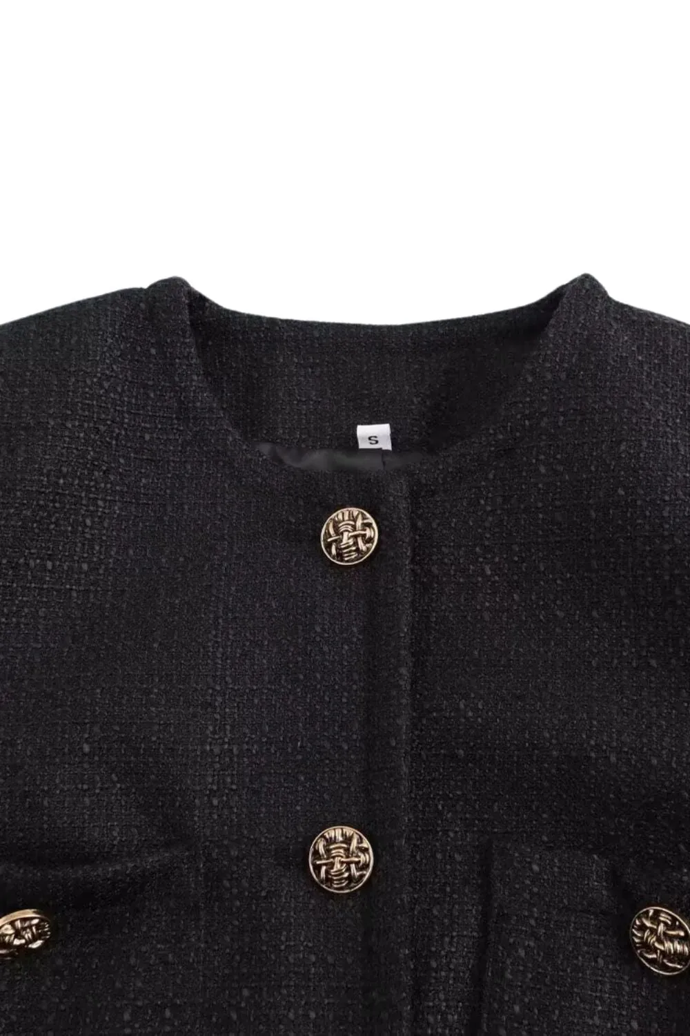 'Jenna ' Chic and Luxe Blended Short Jacket sold by Goodnight Macaroon product image thumbnail 3