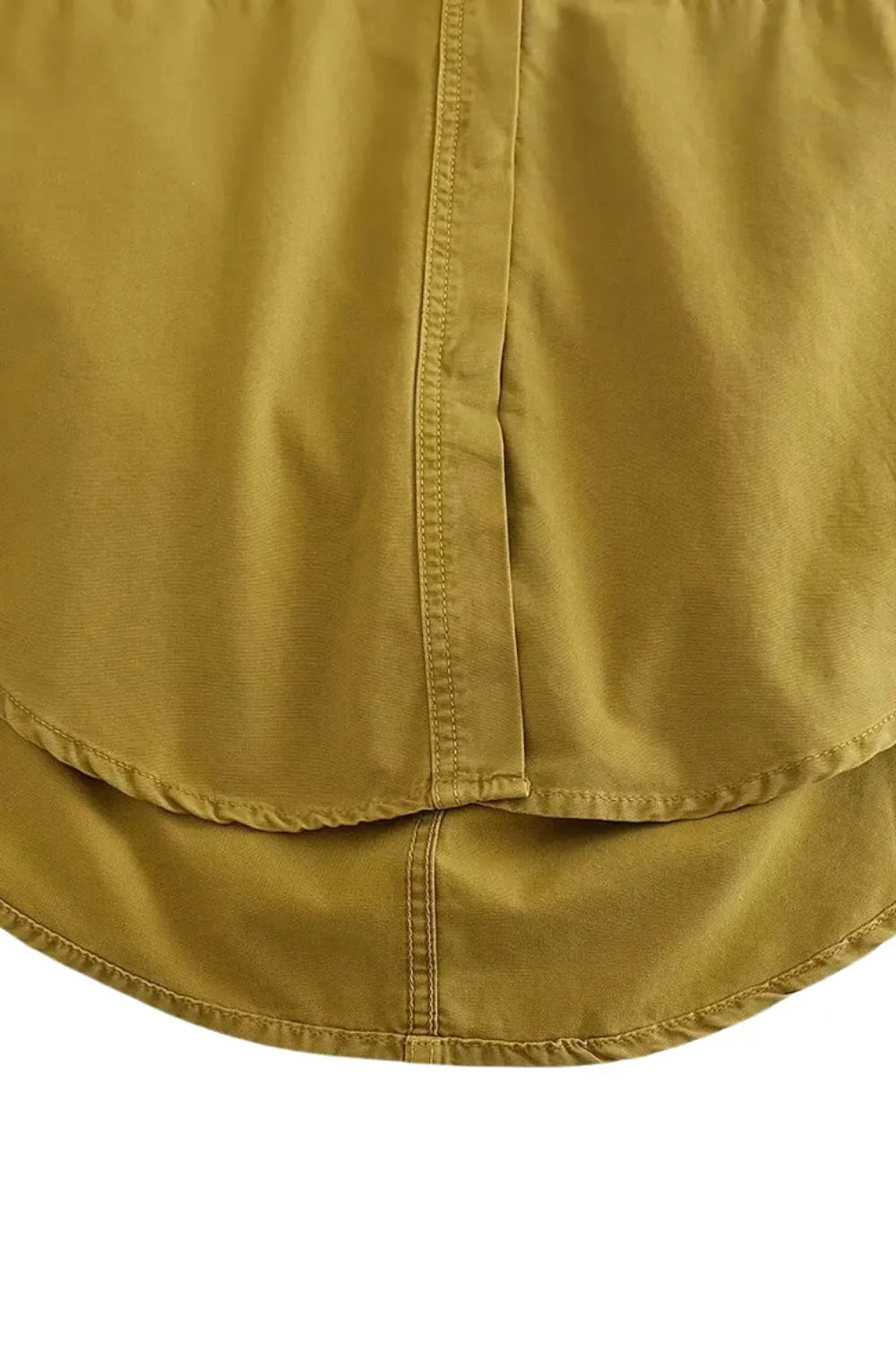 ‘Zoey ’ Collared Yellow Shirt Top sold by Goodnight Macaroon product image thumbnail 5