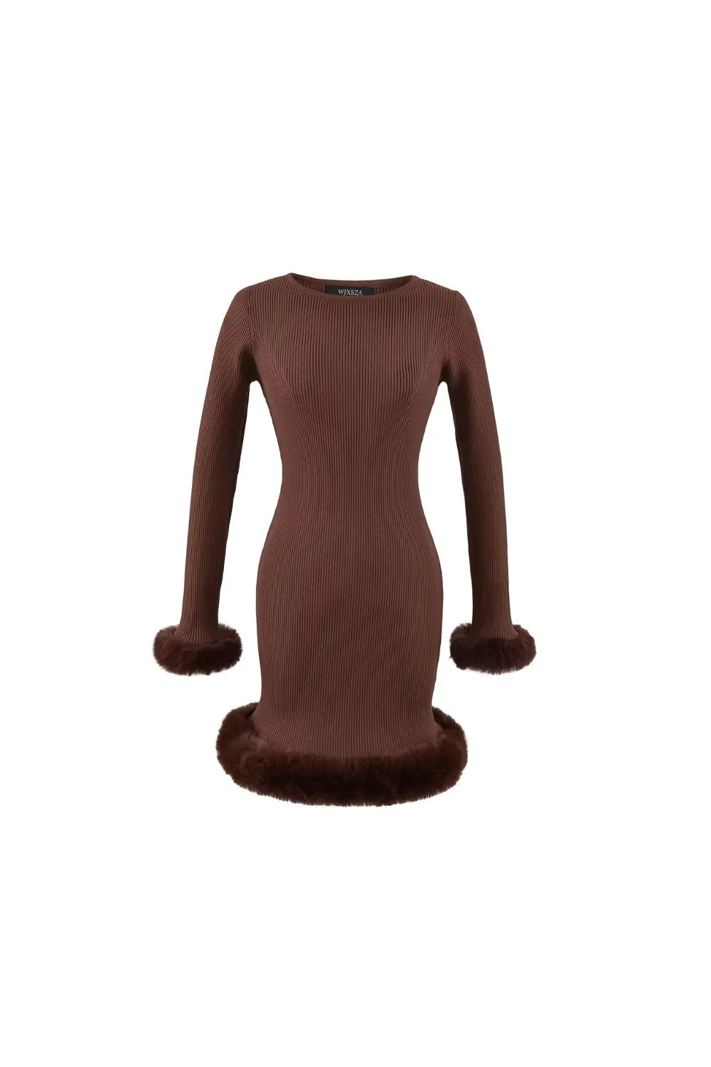'Hannah' Sensual Knit Long Sleeve Dress sold by Goodnight Macaroon product image thumbnail 4