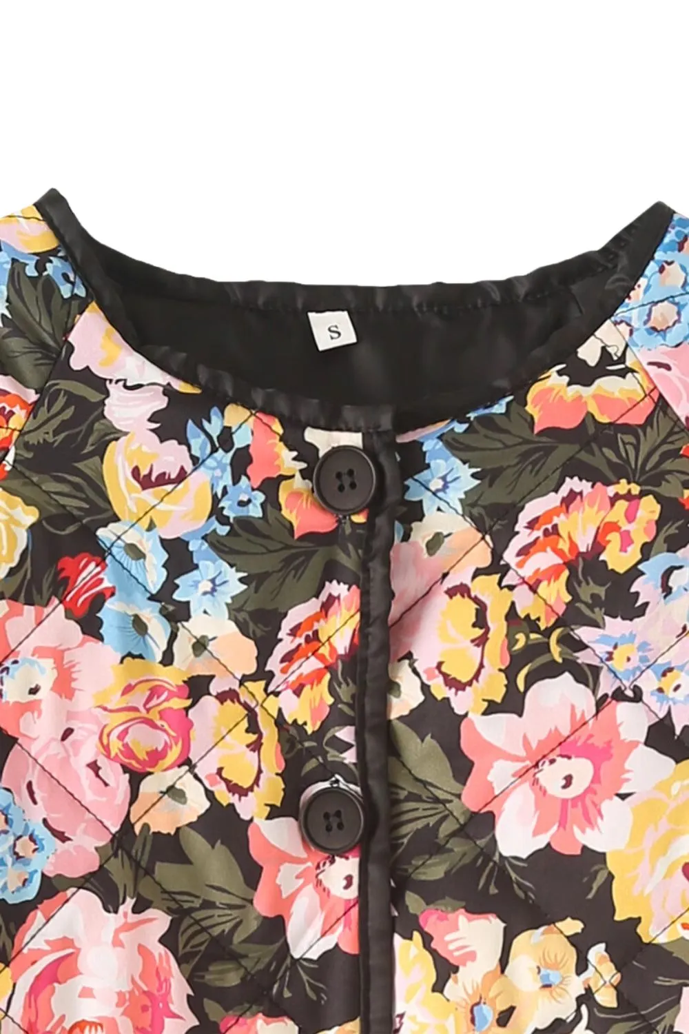 'Ellie' Printed Relaxed Cotton Puffer Jacket sold by Goodnight Macaroon product image thumbnail 3