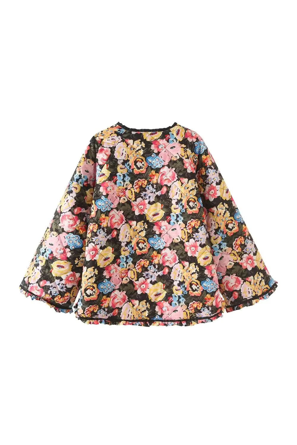 'Ellie' Printed Relaxed Cotton Puffer Jacket sold by Goodnight Macaroon product image thumbnail 2