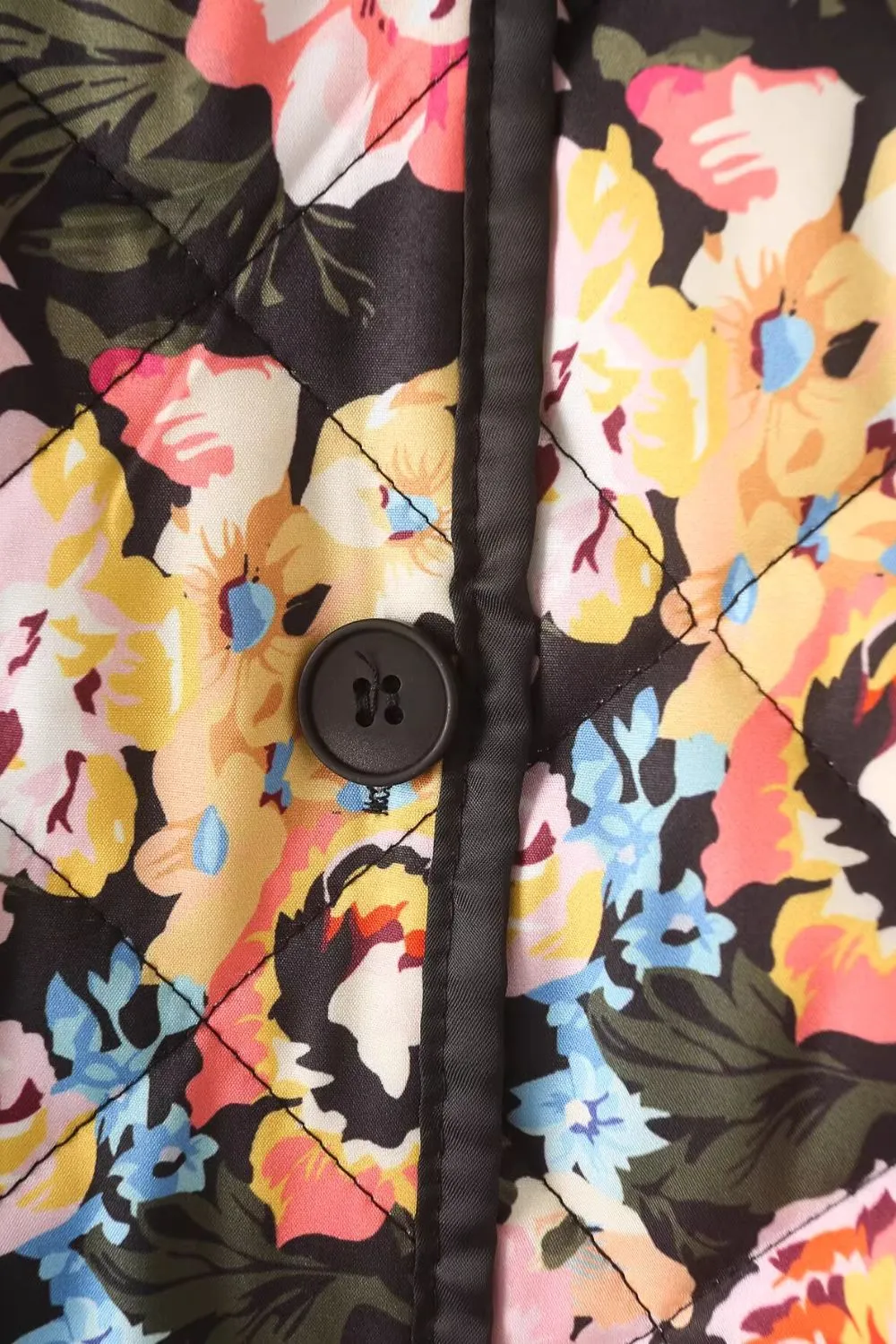 'Ellie' Printed Relaxed Cotton Puffer Jacket sold by Goodnight Macaroon product image thumbnail 5