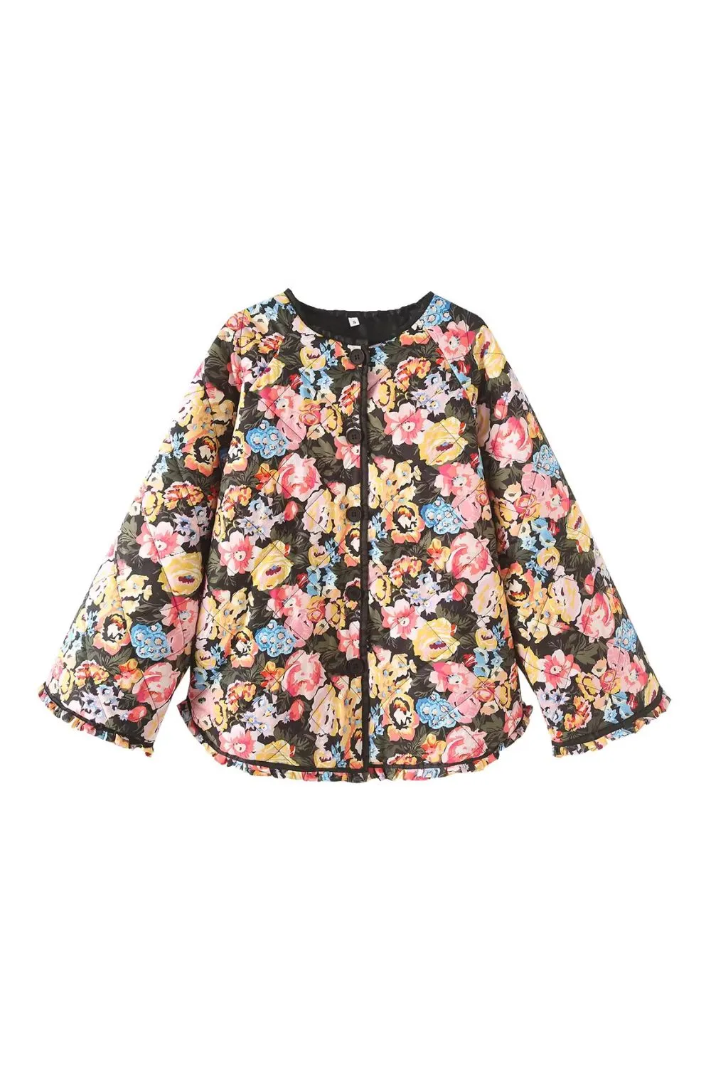 'Ellie' Printed Relaxed Cotton Puffer Jacket sold by Goodnight Macaroon
