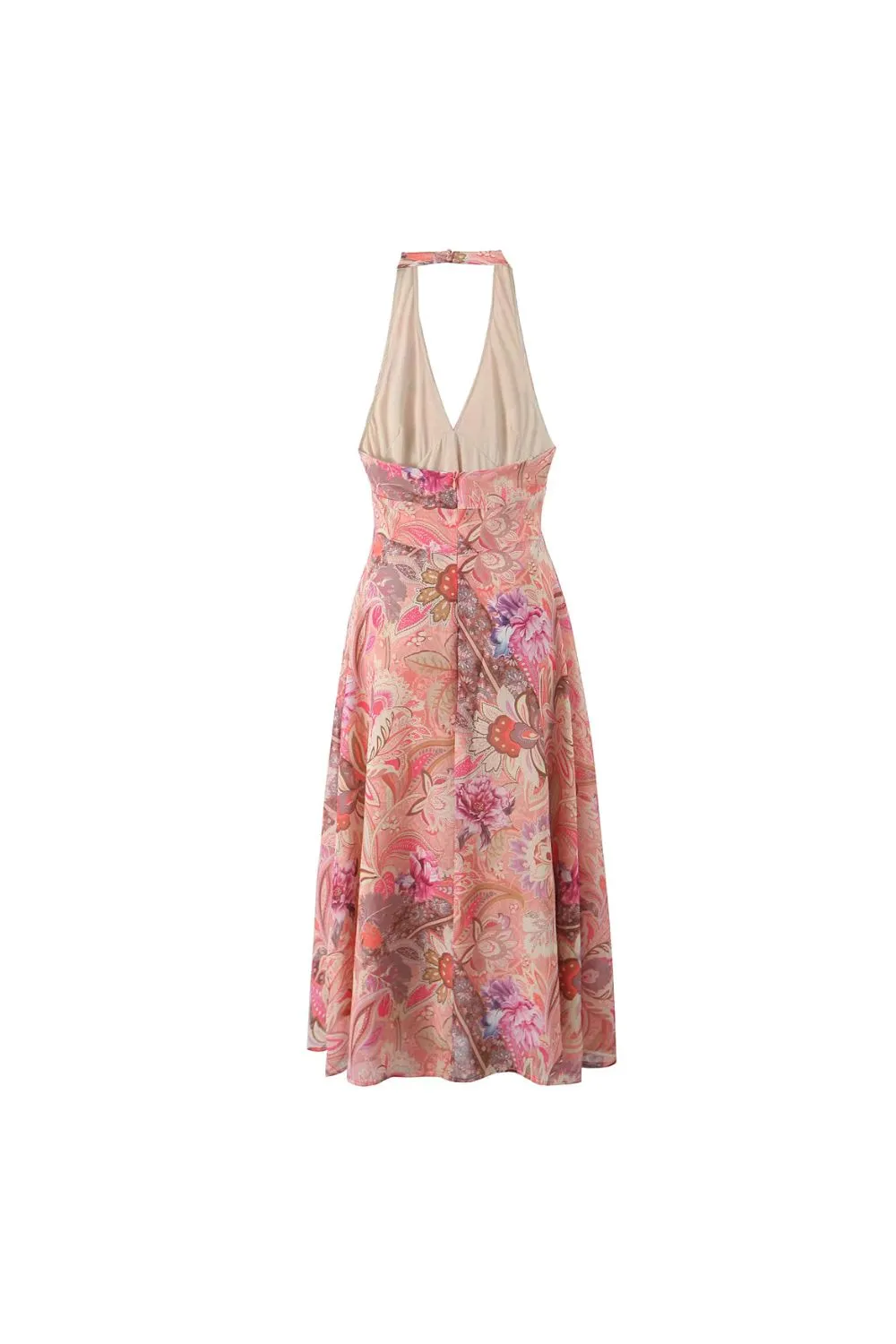 'Zoe ' Printed Halter Dress sold by Goodnight Macaroon product image thumbnail 2