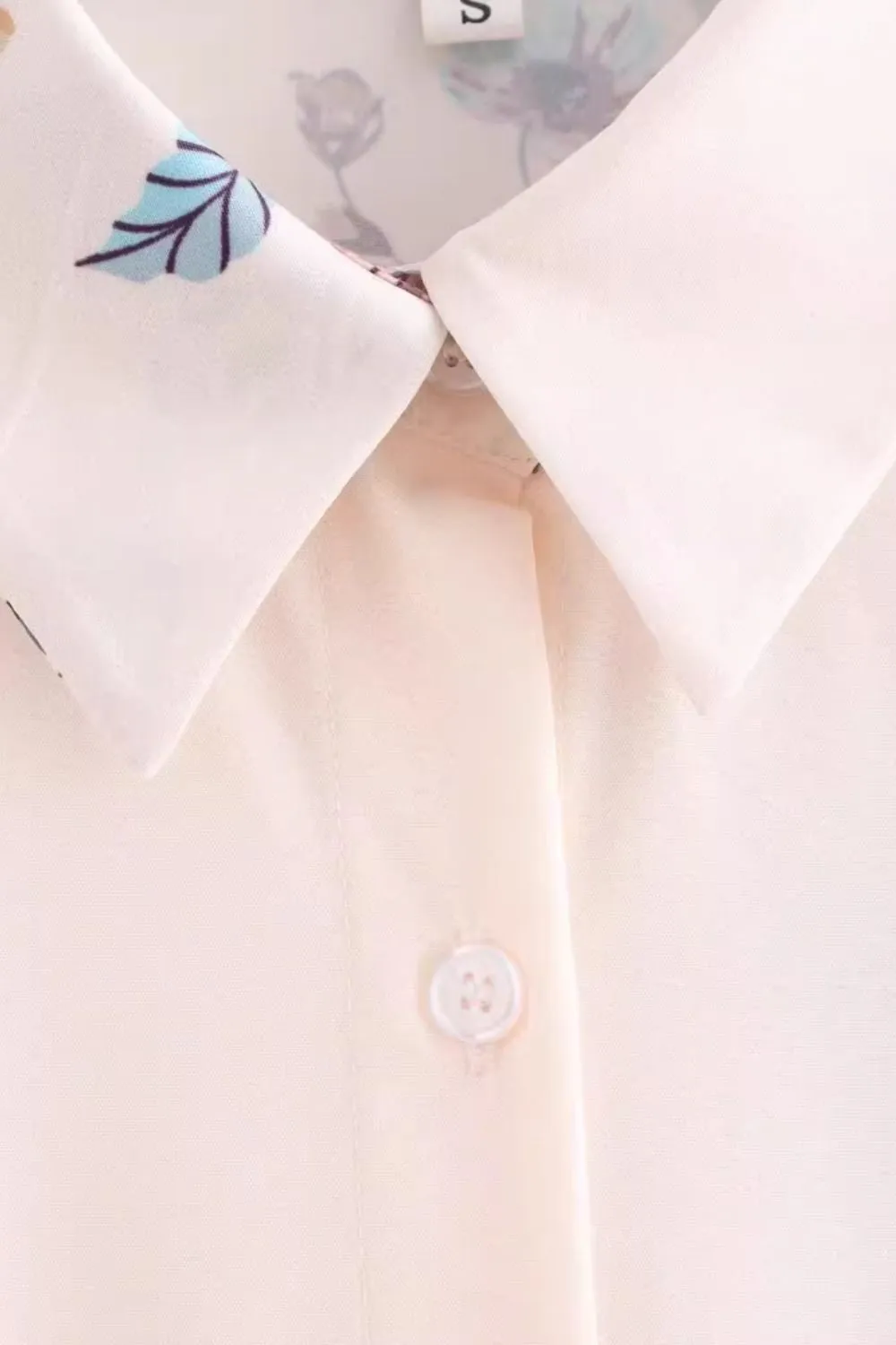 'Naomi 'Long-Sleeve Printed Shirt Dress with Belt sold by Goodnight Macaroon product image thumbnail 4