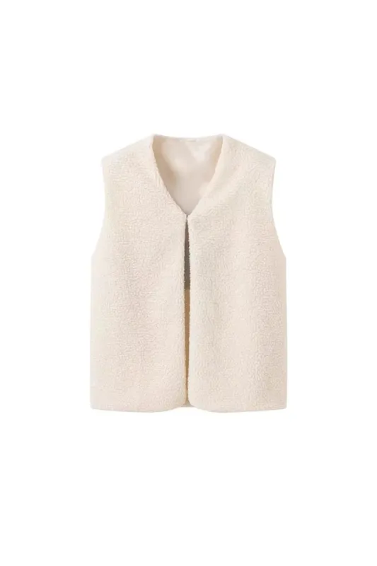 'Savannah' Lamb Wool Star Embroidered Vest sold by Goodnight Macaroon
