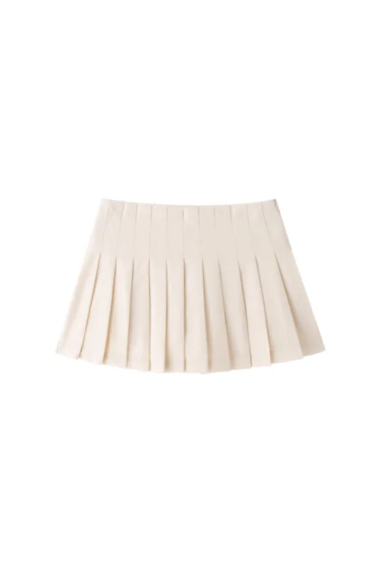 ‘Aubrey‘ Versatile Wide-Pleated Skirt  (5 Color) sold by Goodnight Macaroon