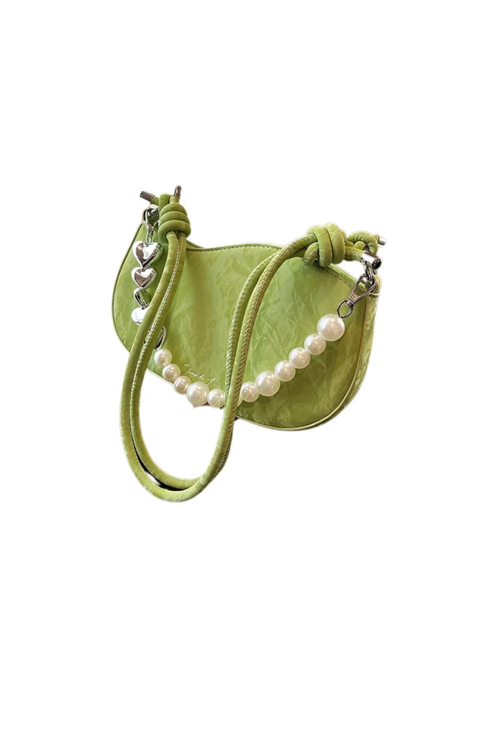 'Hailey' Pearl Trendy Single-Shoulder Bag (4 color) sold by Goodnight Macaroon product image thumbnail 2