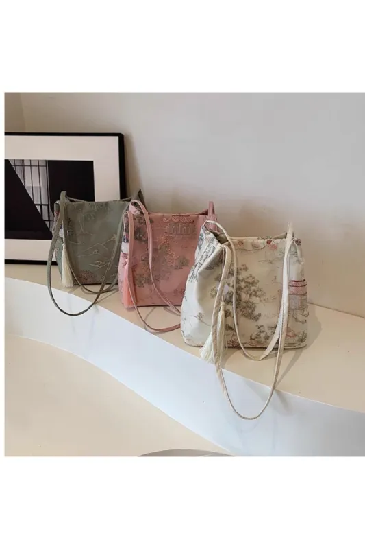 'Lydia' Jacquard Tote Bag (3 Color) sold by Goodnight Macaroon