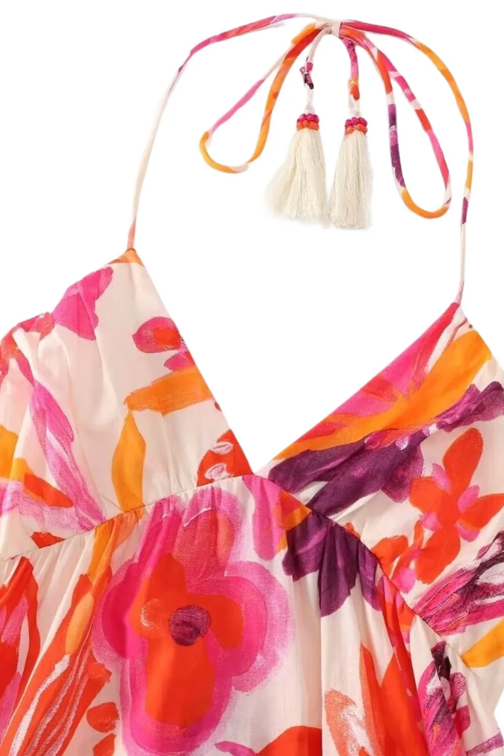 ‘Millie’ Printed Halter Neck Midi Dress sold by Goodnight Macaroon product image thumbnail 3