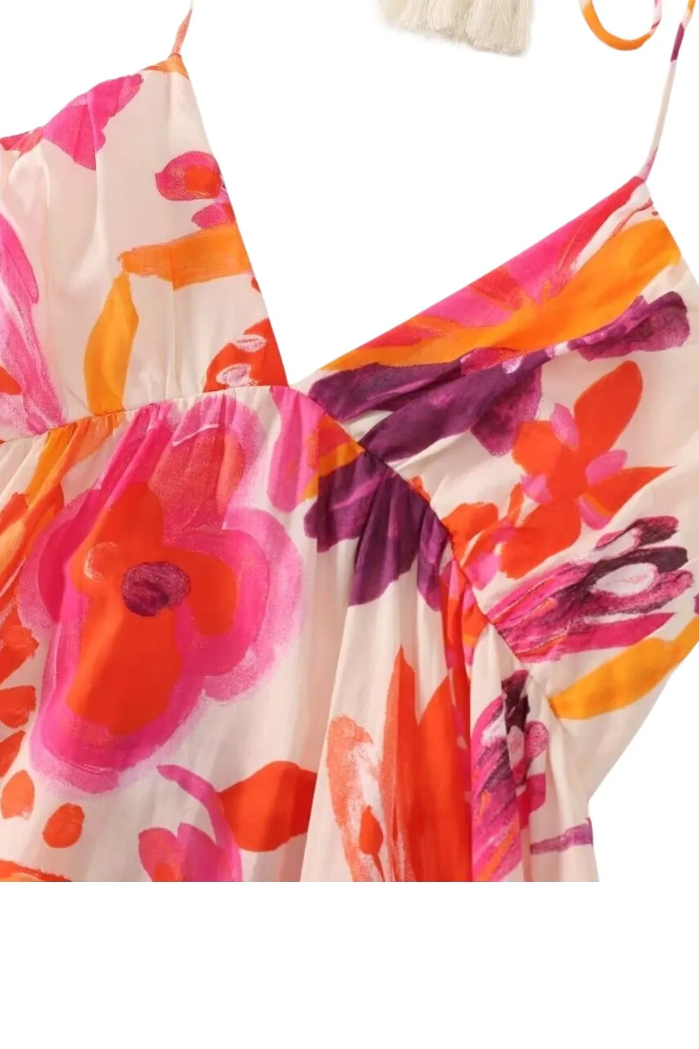 ‘Millie’ Printed Halter Neck Midi Dress sold by Goodnight Macaroon product image thumbnail 5