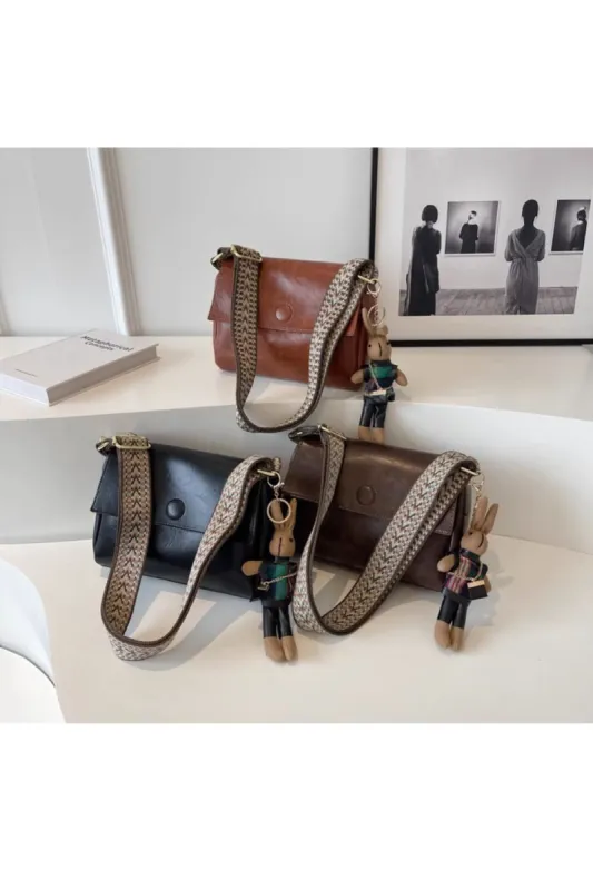 'Ella' Wide-Strain Crossbody Bag（3 color） sold by Goodnight Macaroon