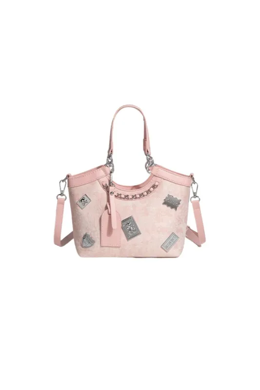'Elizabeth ' Badge Crossbody Bag（2 color） sold by Goodnight Macaroon