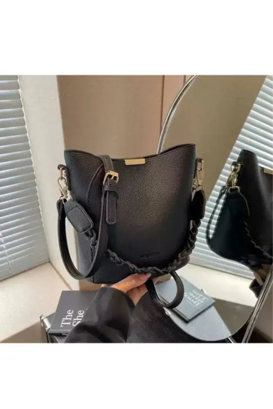 'Penelope' PU leather Bucket Bag(4 color) sold by Goodnight Macaroon