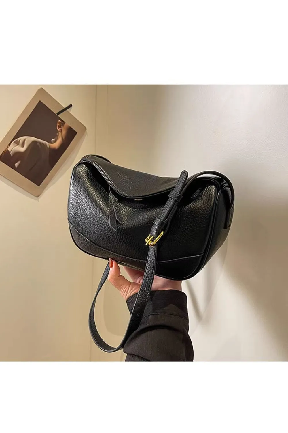 'Nora' Sling Dumpling-Shaped Bag(3 color) sold by Goodnight Macaroon product image thumbnail 4