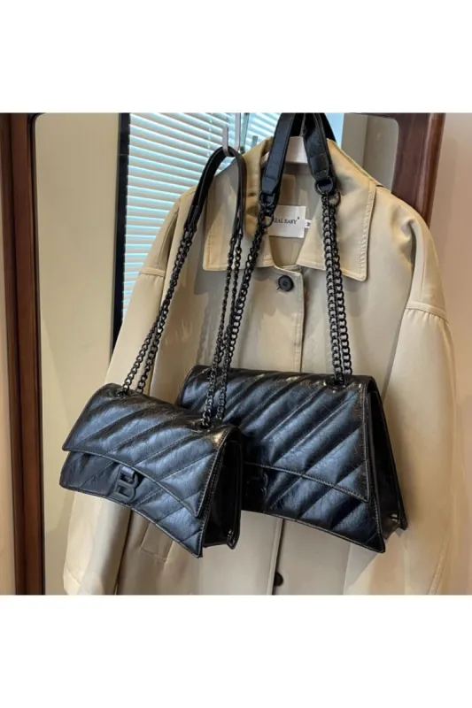 'Lucy' Hourglass Single Shoulder & Crossbody Bag (2 Color) sold by Goodnight Macaroon