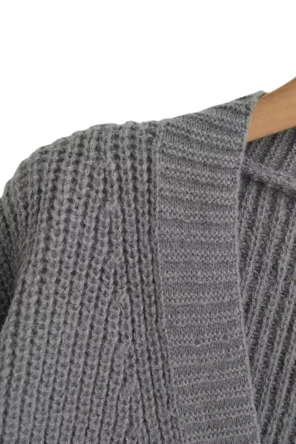 'Paulo' V-Neck Long-Sleeve Button-Front Cardigan sold by Goodnight Macaroon product image thumbnail 5