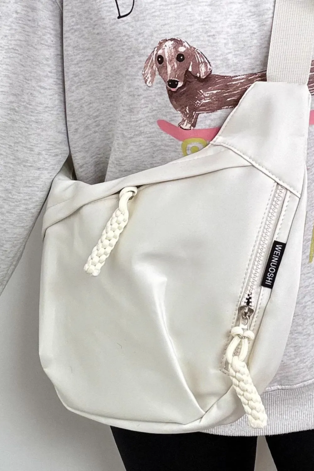 'Margarita' Oversized Crossbody Bag ( 4 color) sold by Goodnight Macaroon product image thumbnail 5