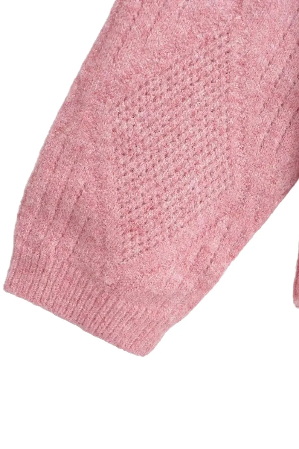 ‘Alfredo’ Diamond-Patterned Bow-Decorated Knit Top sold by Goodnight Macaroon product image thumbnail 4