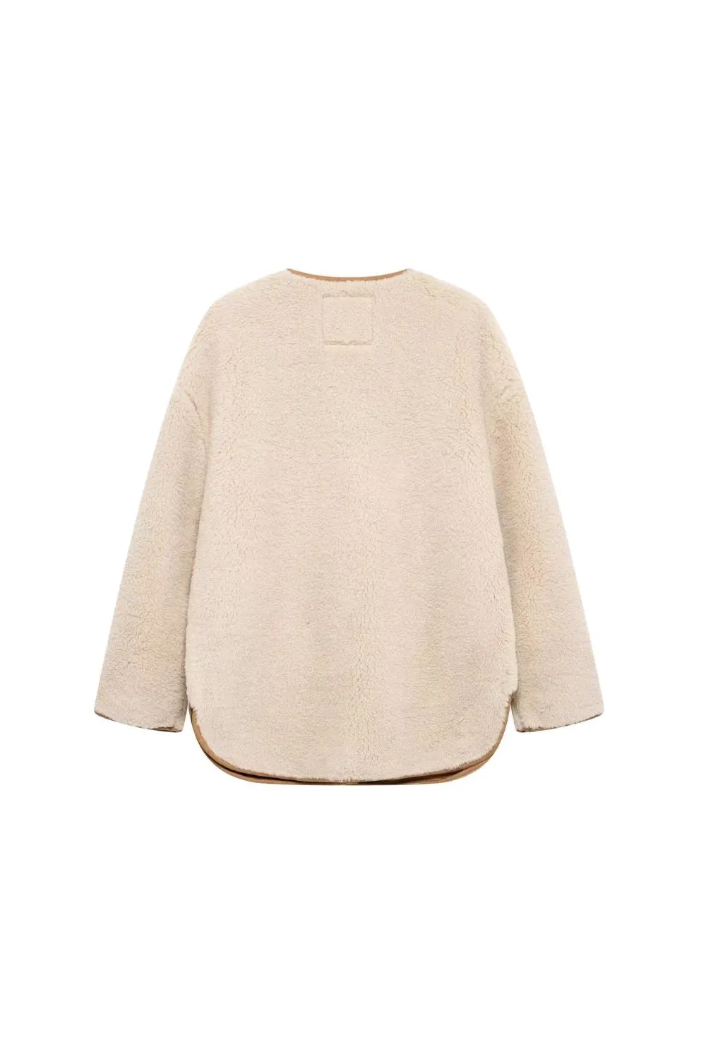 'Federico' V-Neck Warm Fleece Long Sleeve Jacket sold by Goodnight Macaroon product image thumbnail 2