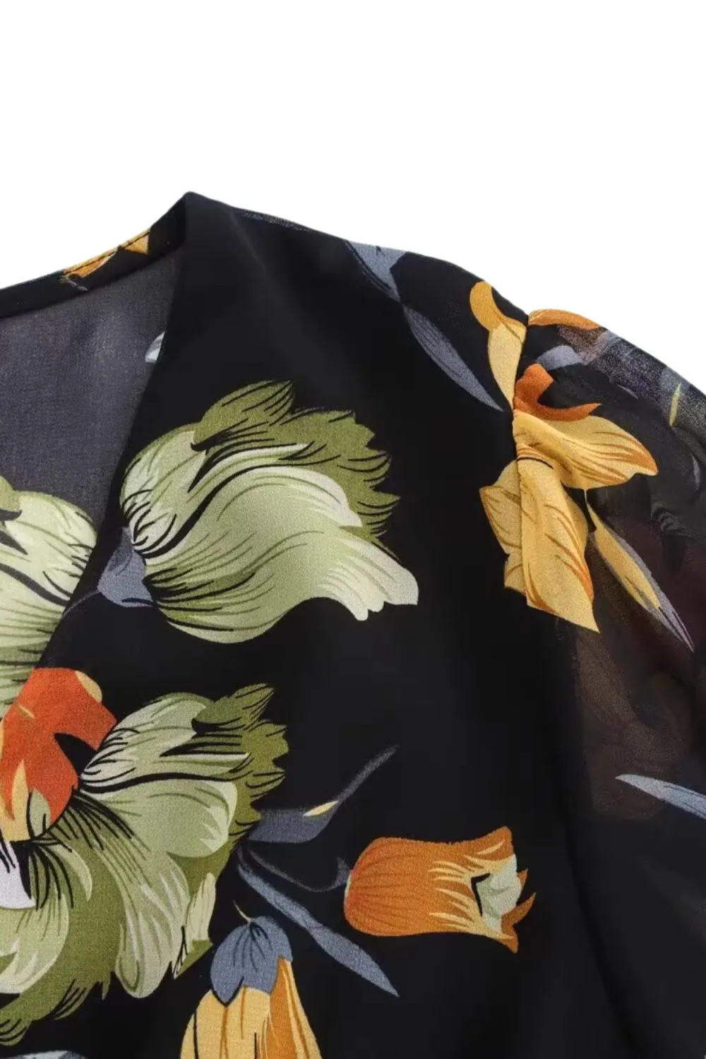 'Lola' Silk-Threaded Round-Neck Shirt sold by Goodnight Macaroon product image thumbnail 4