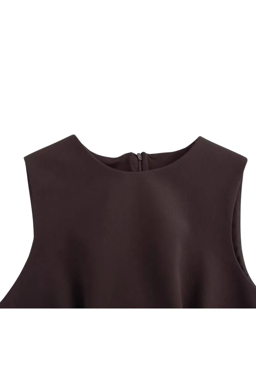 'Ella' Sleeveless Chiffon-Panel Round-Neck Dress sold by Goodnight Macaroon product image thumbnail 3