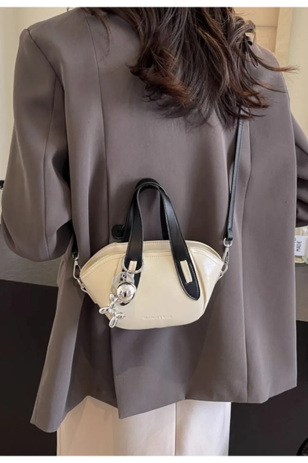 'Leandro' Single Shoulder Crossbody Bucket Bag(8 color) sold by Goodnight Macaroon product image thumbnail 5