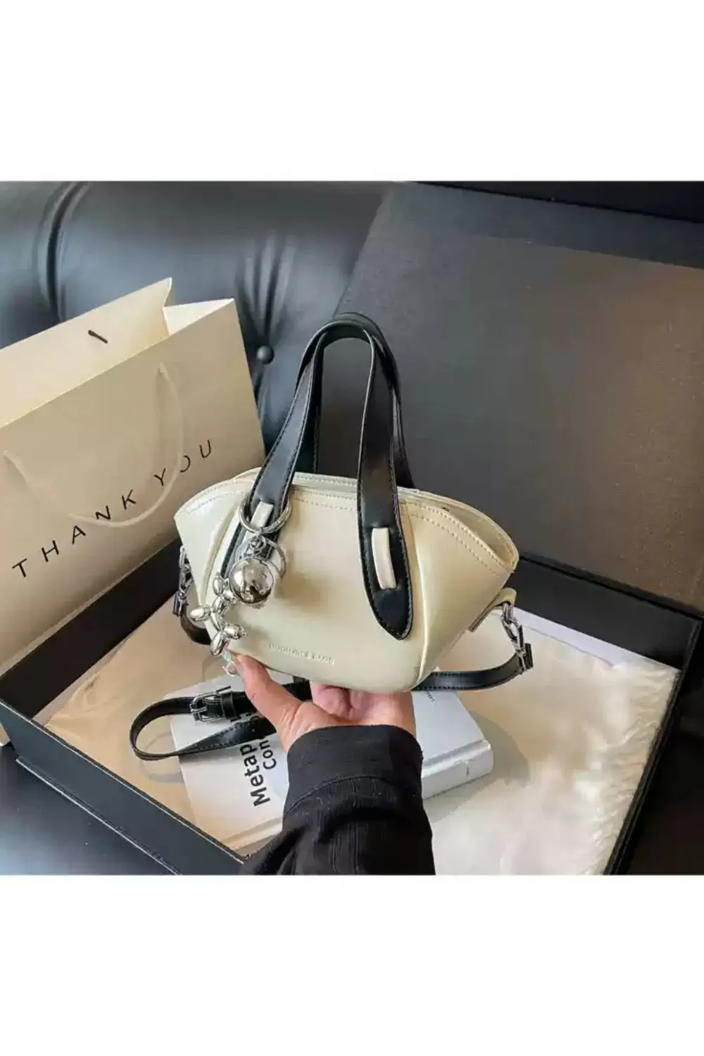 'Leandro' Single Shoulder Crossbody Bucket Bag(8 color) sold by Goodnight Macaroon product image thumbnail 2