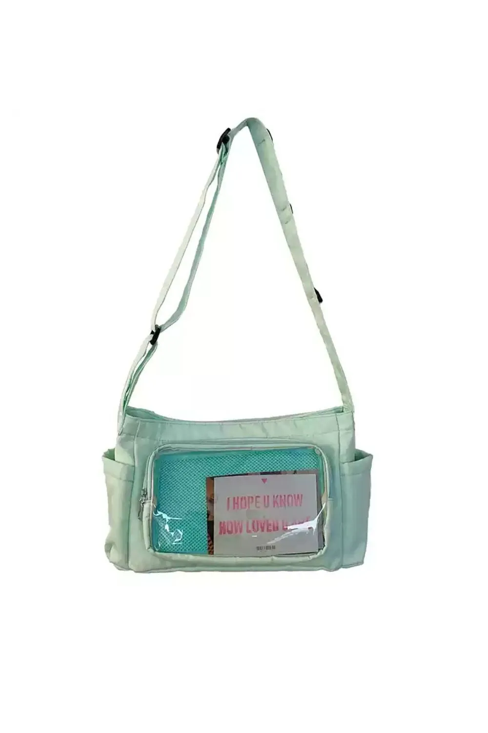 'Sierra' Horizontal Square Crossbody Bag(6 color) sold by Goodnight Macaroon product image thumbnail 5