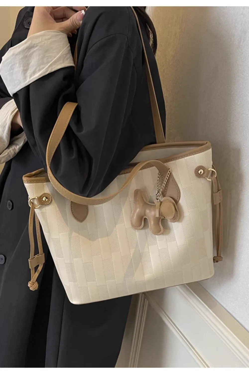 'Mateo' Casual Tote Bag (3 color) sold by Goodnight Macaroon product image thumbnail 5