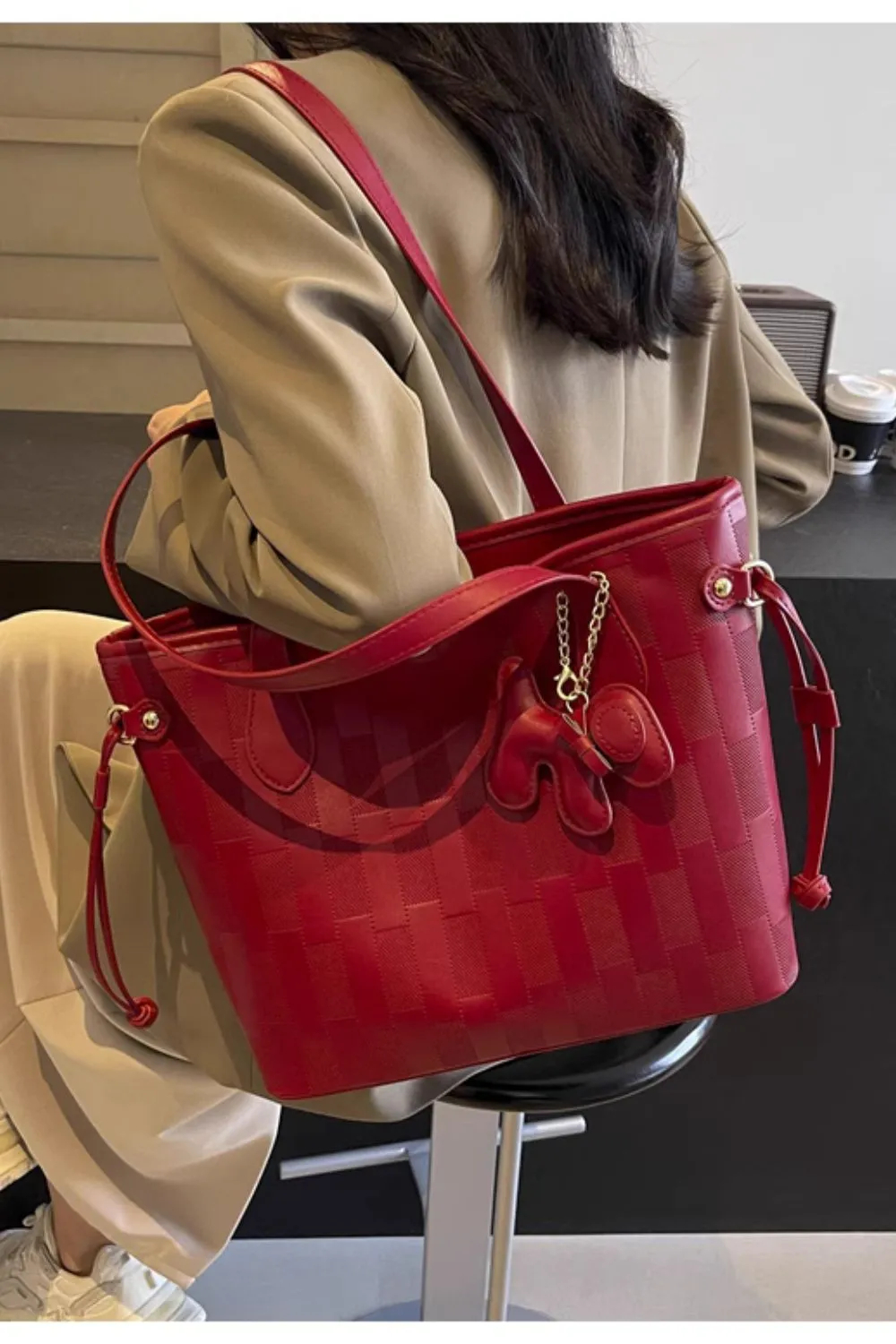 'Mateo' Casual Tote Bag (3 color) sold by Goodnight Macaroon product image thumbnail 4