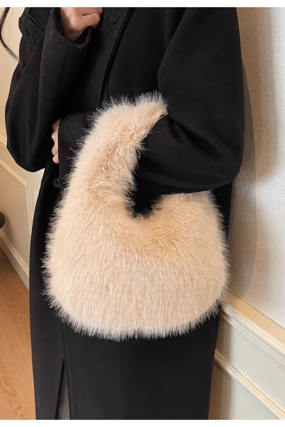 'Luz' Fuzzy Dumpling Bag(5 color) sold by Goodnight Macaroon product image thumbnail 5