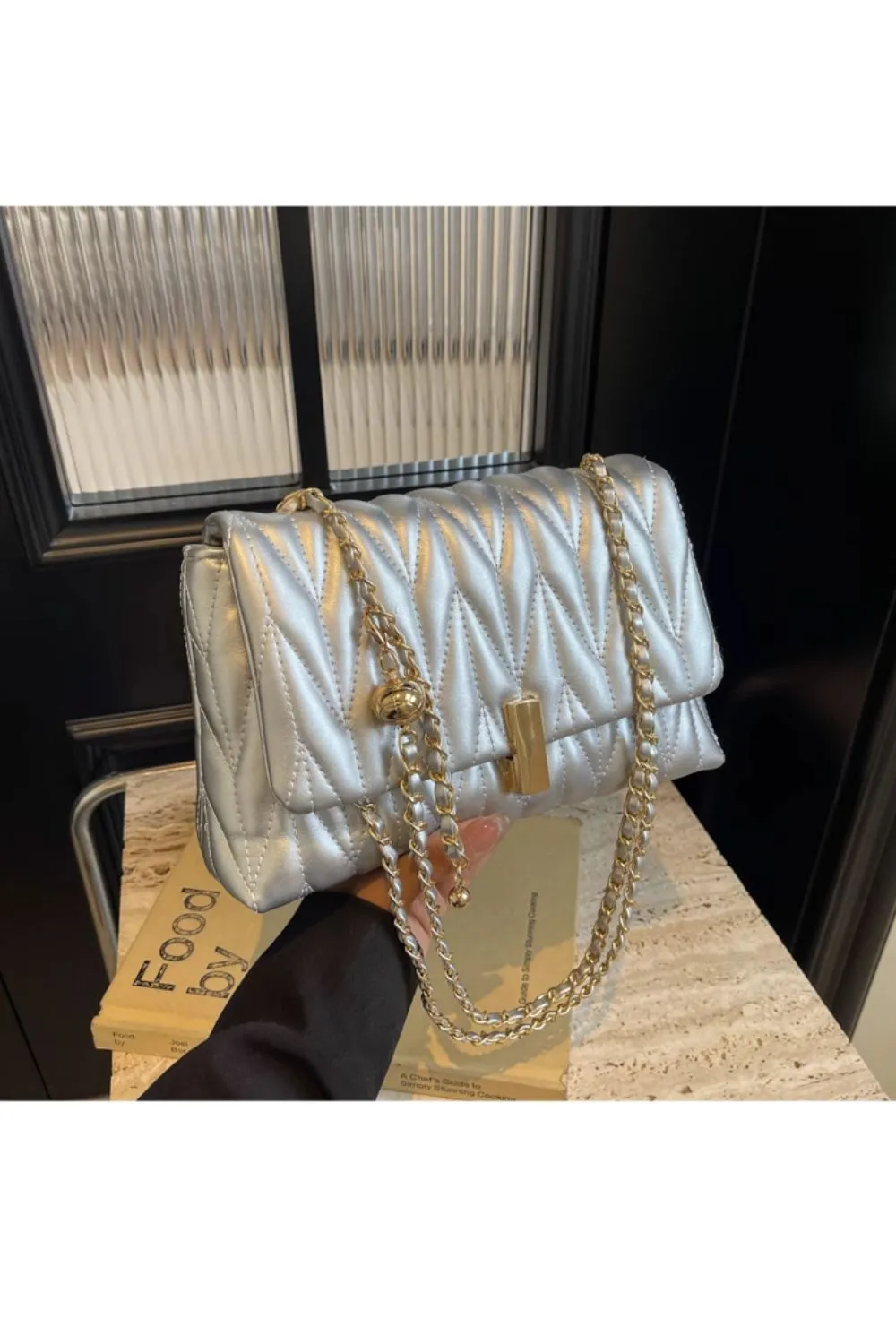 'Jessica' Checkered Square Bag(4 color) sold by Goodnight Macaroon product image thumbnail 3