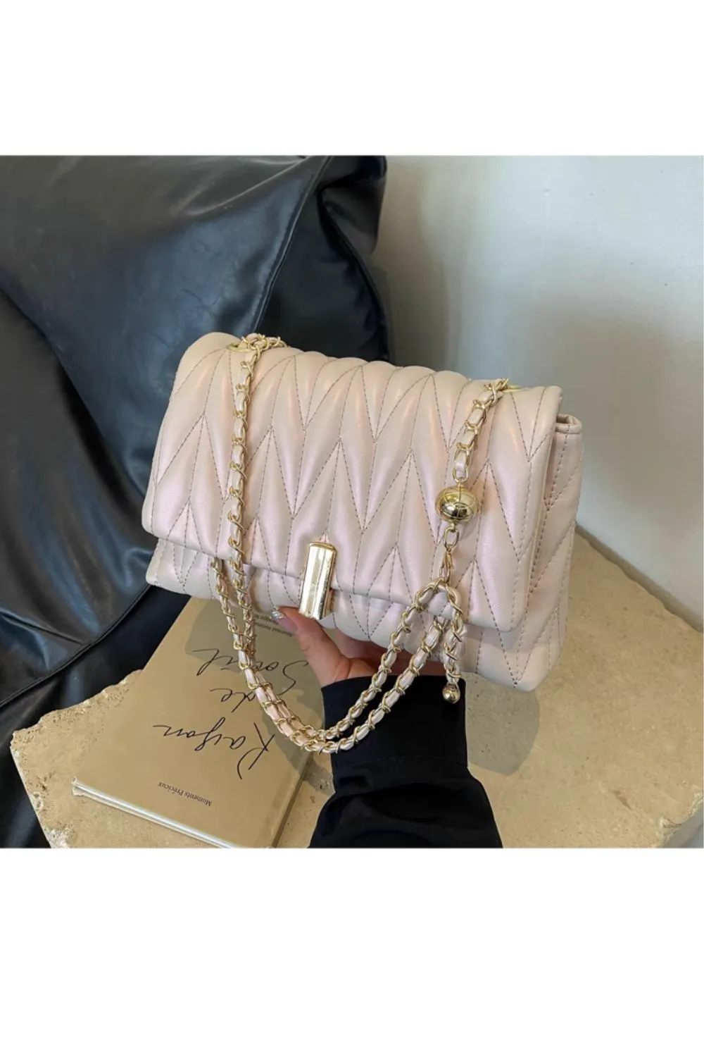 'Jessica' Checkered Square Bag(4 color) sold by Goodnight Macaroon product image thumbnail 4