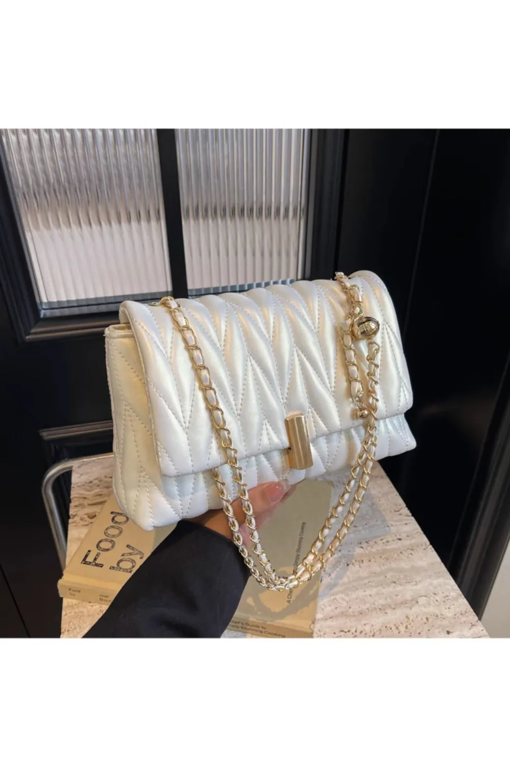 'Jessica' Checkered Square Bag(4 color) sold by Goodnight Macaroon product image thumbnail 2