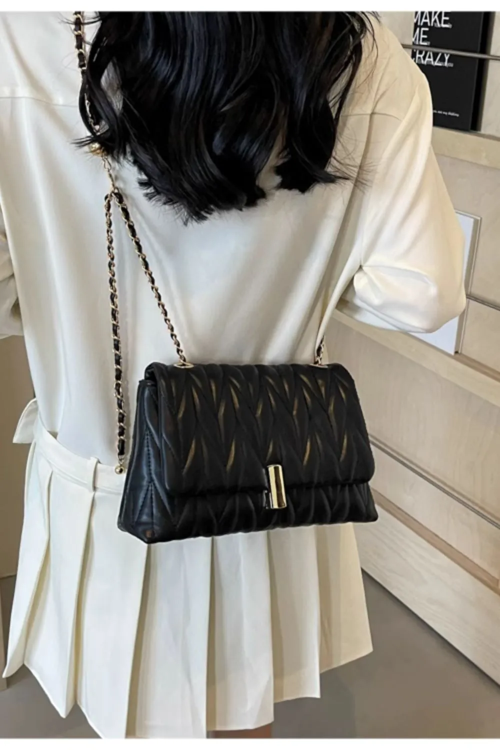 'Jessica' Checkered Square Bag(4 color) sold by Goodnight Macaroon product image thumbnail 5