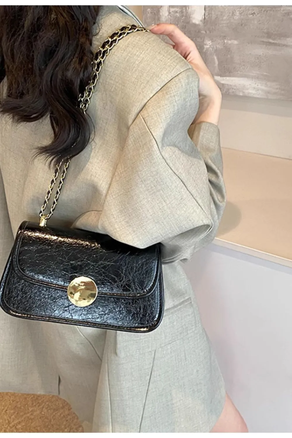 'Sophie' Mini Square Shoulder Bag(4 color) sold by Goodnight Macaroon product image thumbnail 5