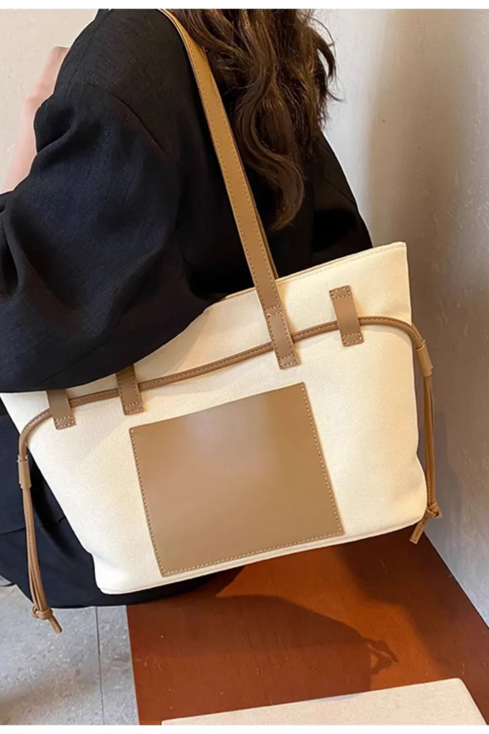 'Jacobo' Shopping Tote Bag(3 color) sold by Goodnight Macaroon product image thumbnail 4