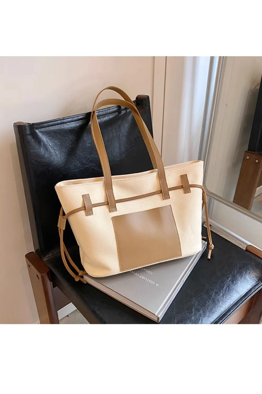 'Jacobo' Shopping Tote Bag(3 color) sold by Goodnight Macaroon product image thumbnail 2