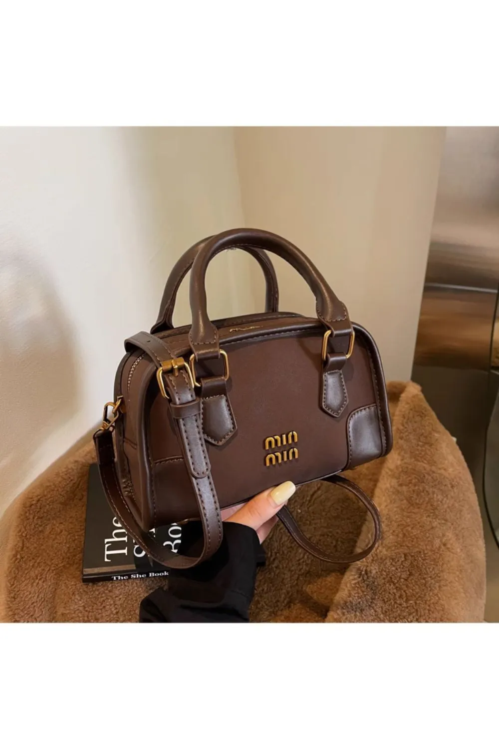 'Chloe' Pillow-Top Tote Bag(3 color) sold by Goodnight Macaroon product image thumbnail 2