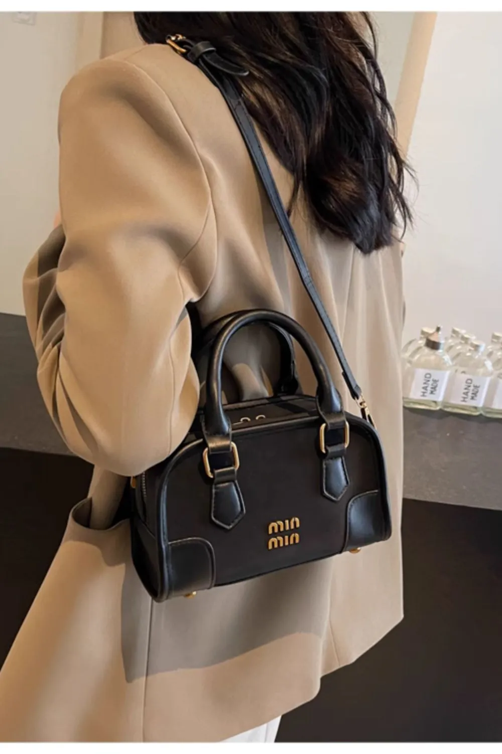 'Chloe' Pillow-Top Tote Bag(3 color) sold by Goodnight Macaroon product image thumbnail 4