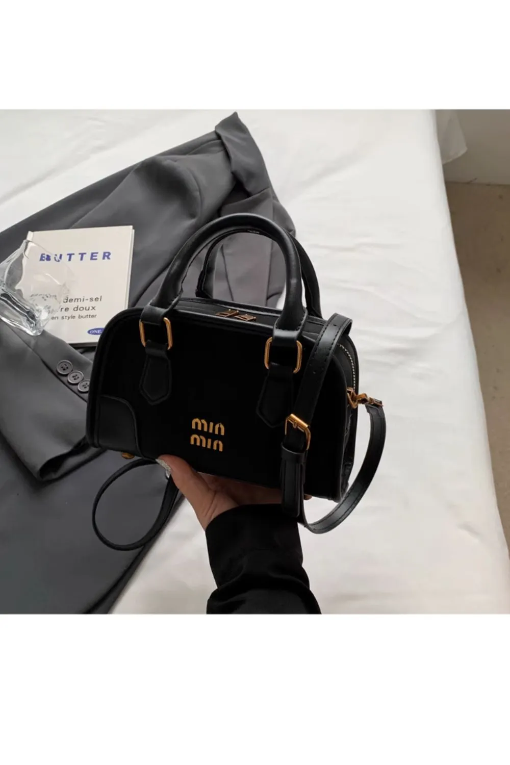 'Chloe' Pillow-Top Tote Bag(3 color) sold by Goodnight Macaroon