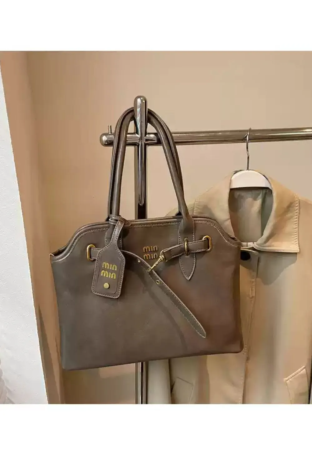 ' Isabella' Single Shoulder Tote (4 color) sold by Goodnight Macaroon product image thumbnail 4