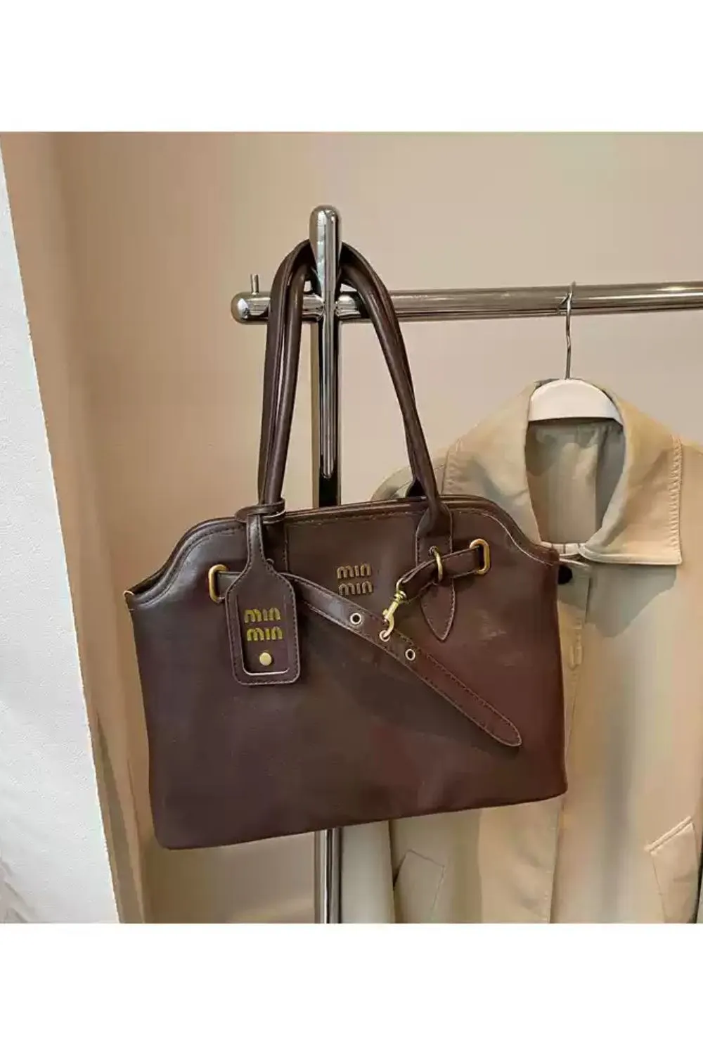 ' Isabella' Single Shoulder Tote (4 color) sold by Goodnight Macaroon product image thumbnail 5