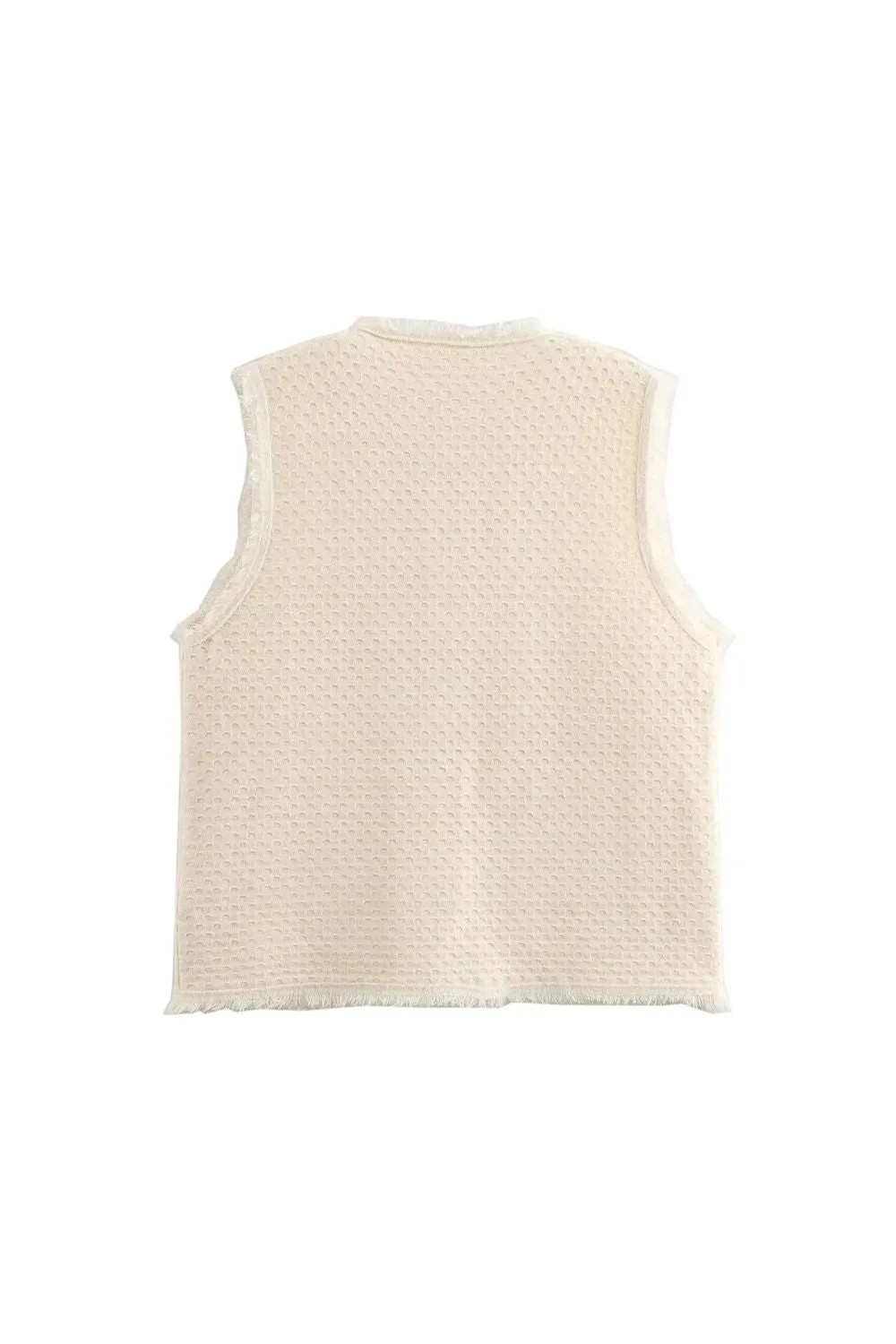 'Amelia' Sleeveless Knitted Vest (2 color) sold by Goodnight Macaroon product image thumbnail 3