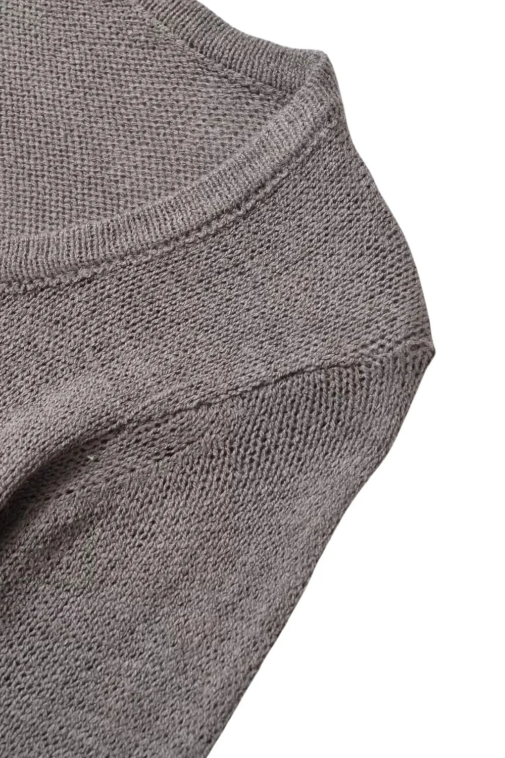 'Grace' Fine-Knit Round-Neck Sweater sold by Goodnight Macaroon product image thumbnail 4