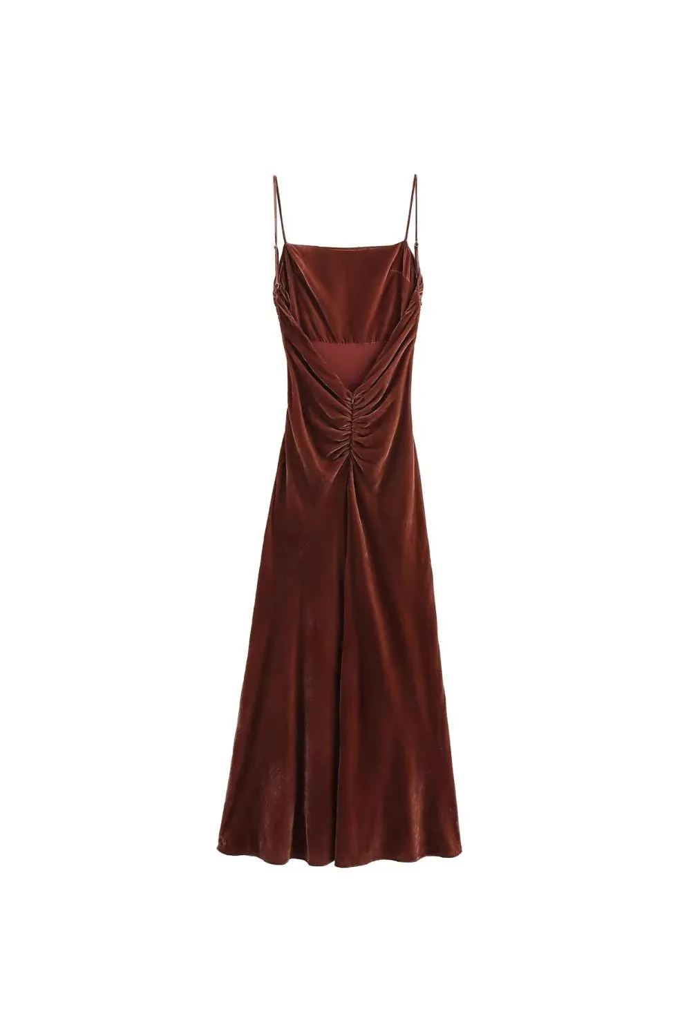 ' Hannah' Velvet Pleated Midi Dress (2 color) sold by Goodnight Macaroon product image thumbnail 5